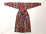 Kaftan, Cotton, silk; ikat woven