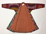 Kaftan, Silk, cotton, metal; ikat woven