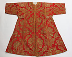 Kaftan, Silk, cotton, metal wrapped thread; brocaded