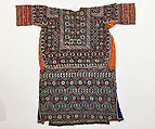 Wedding Robe, Silk, cotton, metal wrapped thread, sequins, mirror insets; embroidered