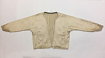 Ensemble, Silk; woven and trimmed with silk braid appliqué