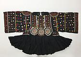 Wedding Tunic, Cotton, metal, synthetics; embroidered