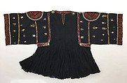 Wedding Tunic, Cotton, metal, plastic, mother of pearl; embroidered