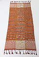 Ensemble, Cotton, silk, metal coins; embroidered