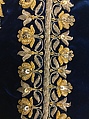 Wedding Coat, Silk, metal wrapped threads, sequins; embroidered