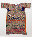 Wedding Kurta, Silk, cotton, glass, metal wrapped thread; embroidered