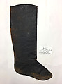 Military Uniform, Wool, cotton, metal wrapped thread, silver, leather, fur, and metal