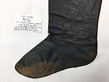 Military Uniform, Wool, cotton, metal wrapped thread, silver, leather, fur, and metal