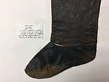 Military Uniform, Wool, cotton, metal wrapped thread, silver, leather, fur, and metal