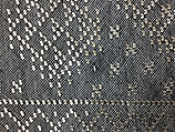 Stole, Cotton and metal wrapped thread; embroidered