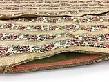 Uçetek Entari, Silk and metal wrapped thread; embroidered