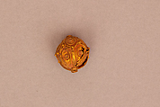 Bead, Gold; filigree and granulation