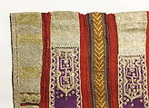 Wedding Tunic (Jebba), Silk, cotton, metal wrapped thread, sequins; embroidered