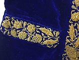 Suit, Silk, metal wrapped thread; embroidered