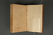 Illustrated Manuscript, Ink, opaque watercolor, and gold on paper; leather binding
