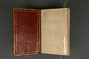 Illustrated Manuscript, Ink, opaque watercolor, and gold on paper; leather binding