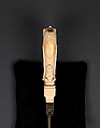 Dagger with Yali Hilt, Hilt: Ivory; carved and inlaid with glass, ruby, spinel, and emerald
Blade: Steel
