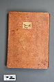 Qur'an Juz' XXVII, Gold, ink, and opaque watercolor on paper with a stamped leather binding