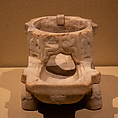 Stand for Water Jar, Marble; carved