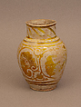 Vase, Earthenware; glazed and luster-painted