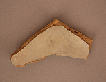 Fragments of Ceramics with Opacified Glaze, Earthenware; glazed