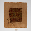 Textile Fragment, Linen and silk