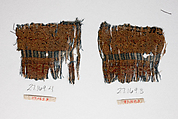Textile Fragment, Linen and silk