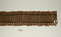 Textile Fragment, Cotton and silk; tapestry weave