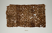 Textile Fragment, Silk and linen