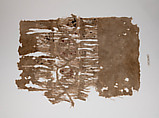 Textile Fragment, Cotton and silk
