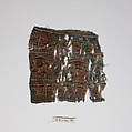 Textile Fragment, Linen and silk