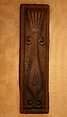 Door Panel with 'Beveled Design', Wood (pine); carved