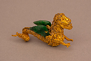 Pendant, Gold, jade