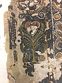 Panel, Wool; embroidered with silk