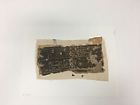 Panel, Wool; embroidered with silk