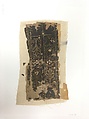 Panel, Wool; embroidered with silk