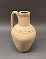 Ewer, Earthenware; incised, unglazed