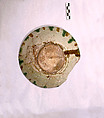 Two Imitation Splashware Bowls, Earthenware; white slip, incised and splashed with polychrome glazes under transparent glaze (sgraffito ware)