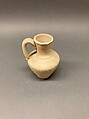 Ewer, Earthenware; slip covered and unglazed