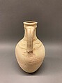 Ewer, Earthenware; slip covered and unglazed