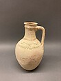 Ewer, Earthenware; slip covered and unglazed