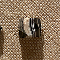 Bead, Onyx (?); cut