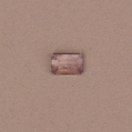Ring Stone, Amethyst; cut and polished on rotary flat lap