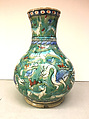 Ewer, Stonepaste; painted and glazed