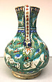 Ewer, Stonepaste; painted and glazed
