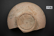 Bowl, Earthenware; polychrome slip under transparent glaze