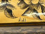 Pen Box (Qalamdan) with Bird and Flower Design, Papier-maché; painted, gilded, and lacquered