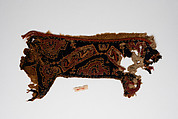 Textile Fragment, Wool, linen; tapestry weave