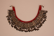 Necklace, Silver and cloth