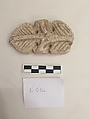 Stucco Fragment, Stucco; carved